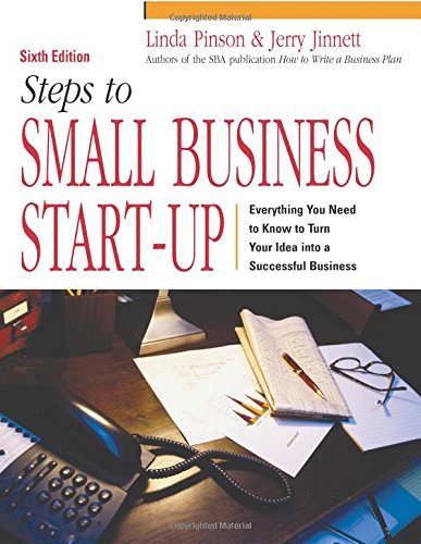 Steps to small business start-up Cover