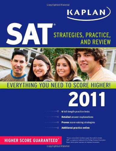 Kaplan SAT 2011, Comprehensive Program Cover