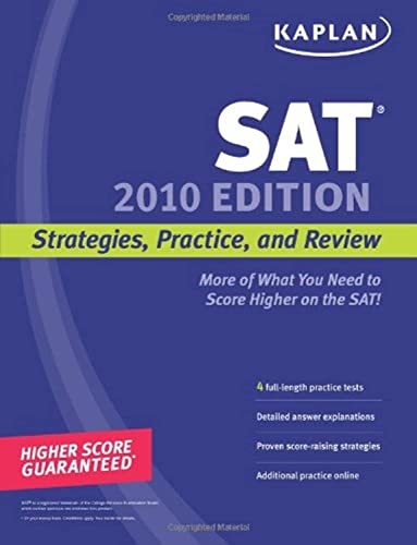 Kaplan SAT 2010, Comprehensive Program Cover