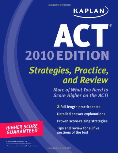 Kaplan ACT 2010 Cover
