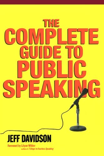 The Complete Guide To Public Speaking Cover