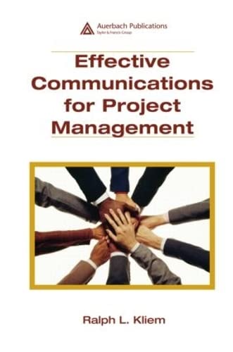 Effective Communications for Project Management Cover
