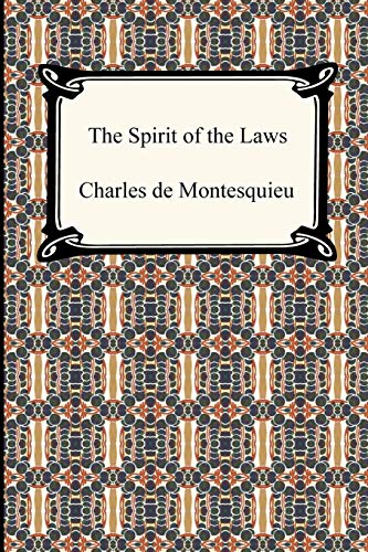The spirit of the laws Cover