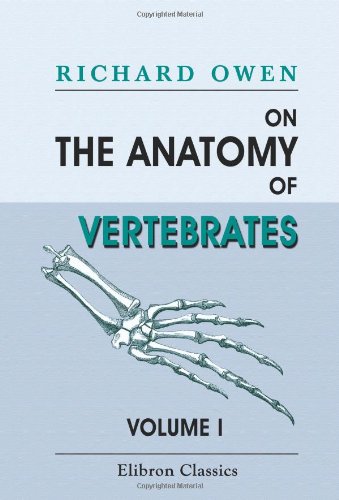 On the Anatomy of Vertebrates Cover