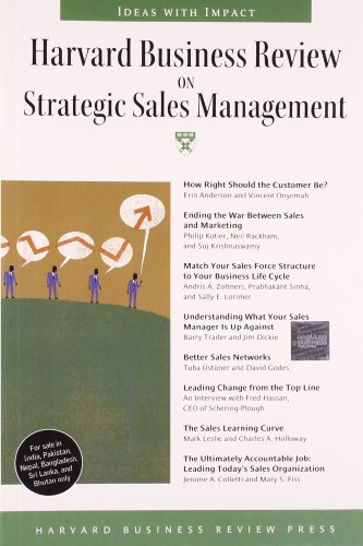 Harvard business review on strategic sales management. Cover