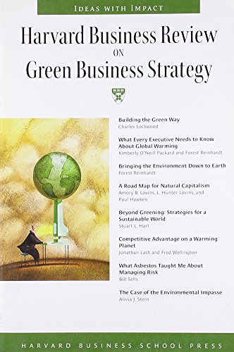 Harvard Business Review on Green Business Strategy (Harvard Business Review Paperback Series) (Harvard Business Review Paperback Series) Cover