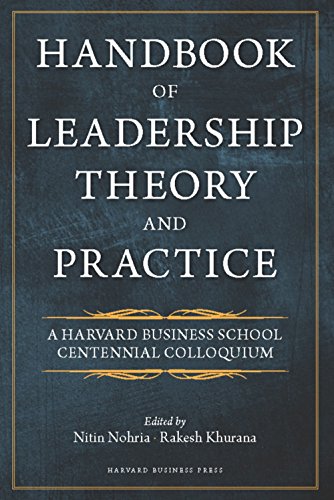 Handbook of leadership theory and practice Cover
