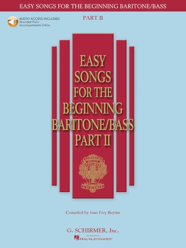 Easy Songs for the Beginning Baritone/Bass - Part II Cover