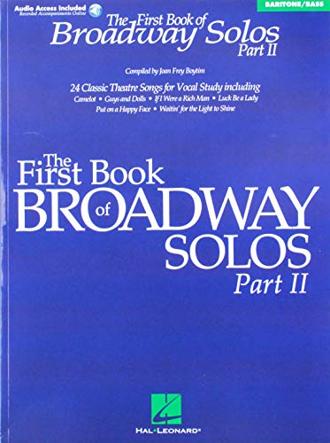 The First Book of Broadway Solos Part II - Baritone/Bass Cover