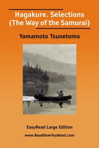 Hagakure. Selections (The Way of the Samurai) [EasyRead Large Edition] Cover
