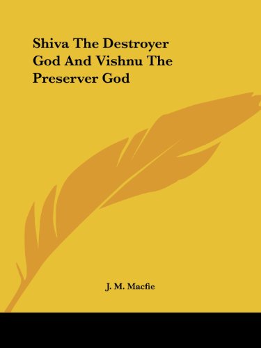 Shiva the Destroyer God and Vishnu the Preserver God Cover