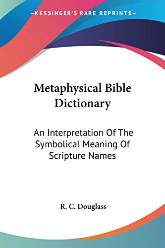 Metaphysical Bible Dictionary Cover
