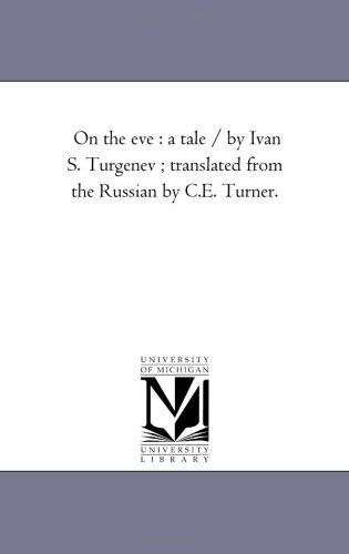 On the eve  Cover