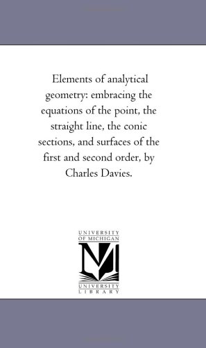 Elements of analytical geometry Cover