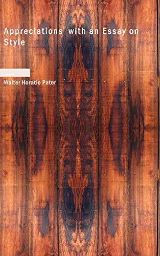 Appreciations, with an Essay on Style Cover