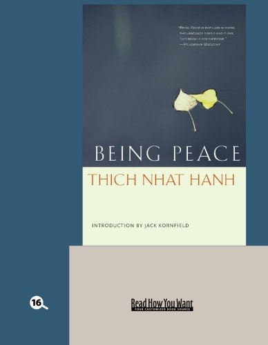 Being Peace (EasyRead Large Bold Edition) Cover