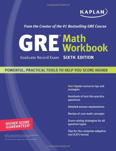 Kaplan GRE Math Workbook Cover
