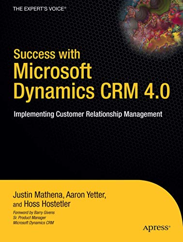 Success with Microsoft Dynamics CRM 4.0 Cover
