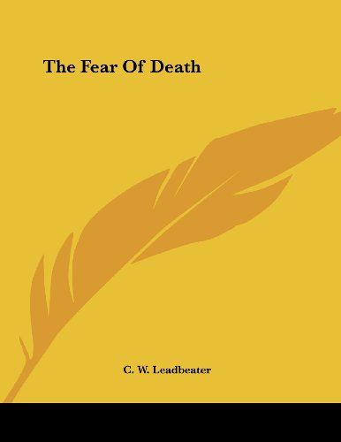 The Fear Of Death Cover