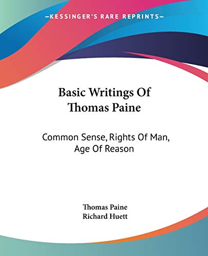 Basic Writings Of Thomas Paine Cover