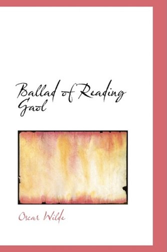 Ballad of Reading Gaol Cover