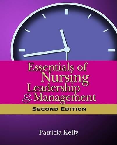 Essentials of nursing leadership & management Cover