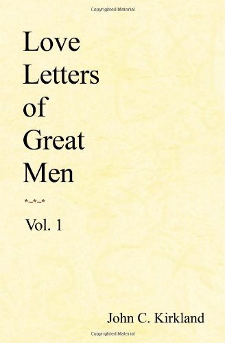 Love Letters of Great Men, Vol. 1 Cover