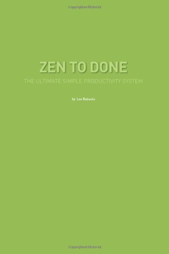 Zen to done Cover