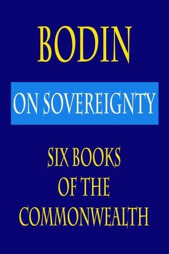 Six books of the commonwealth Cover