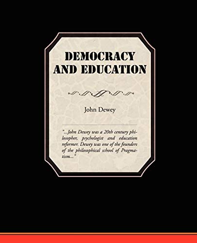 Democracy and Education Cover