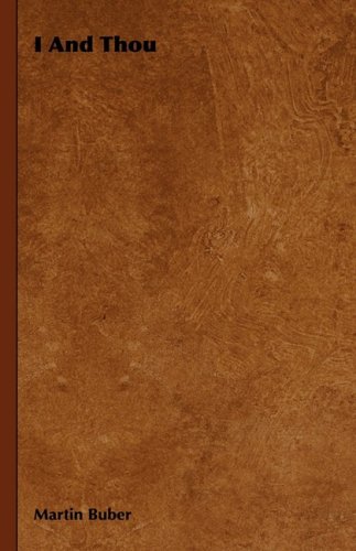 I and thou Cover