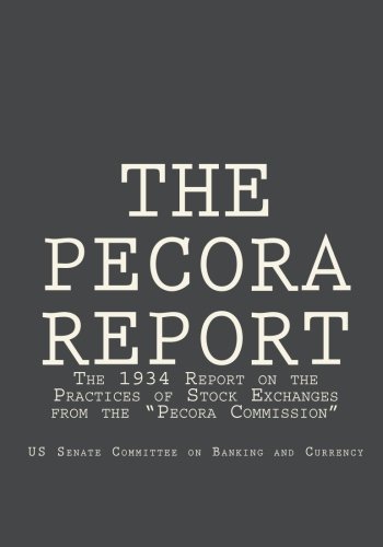 The Pecora Report Cover