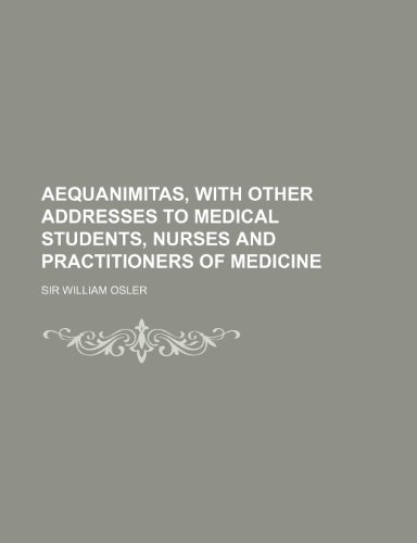 Aequanimitas Cover