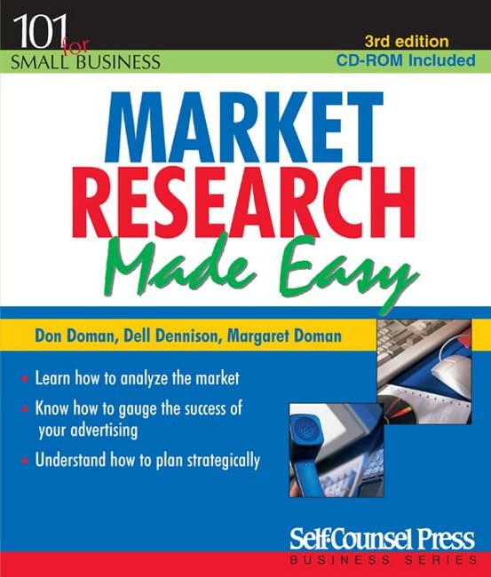Market Research Made Easy (Self-Counsel Business) Cover