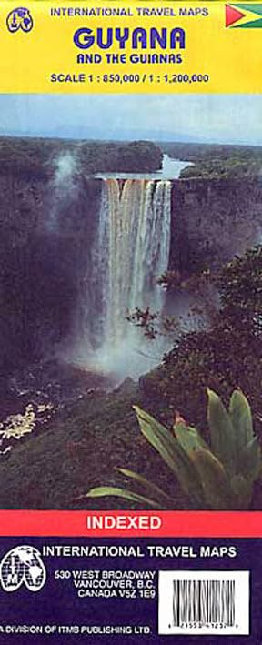 Guyana Map by ITMB Cover