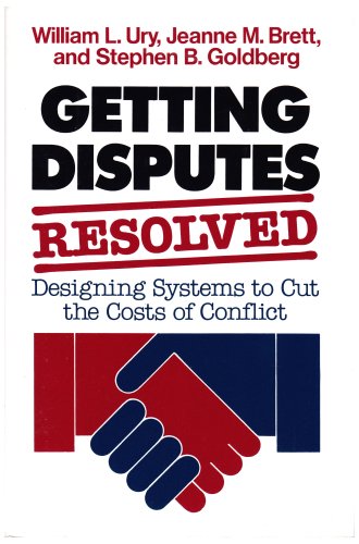 Getting disputes resolved Cover