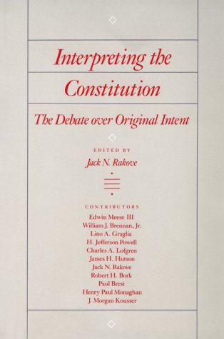 Interpreting the Constitution Cover