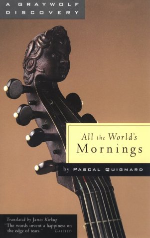 All the world's mornings Cover