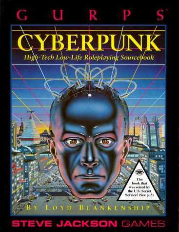 GURPS Cyberpunk: High-Tech Low-Life Roleplaying Cover