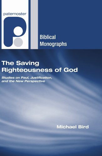The Saving Righteousness of God Cover