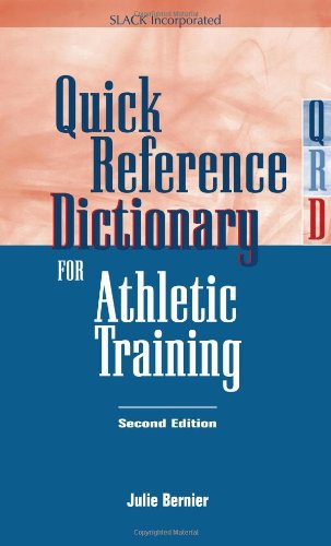 Quick Reference Dictionary for Athletic Training Cover