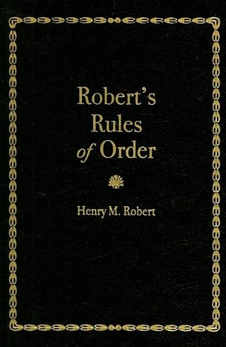 Robert's Rules of Order Cover