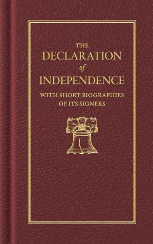 The Declaration of Independence With Short Biographies of Its Signers (Little Books of Wisdom) Cover