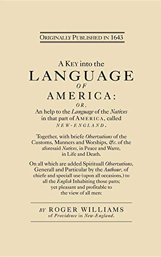 A Key Into the Language of America Cover