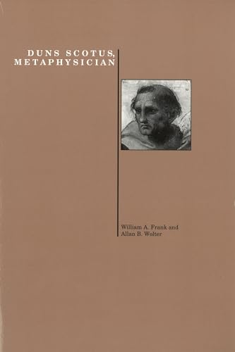 Duns Scotus, metaphysician Cover