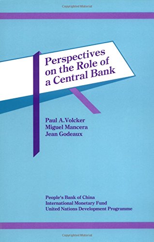 Perspectives on the role of a central bank Cover