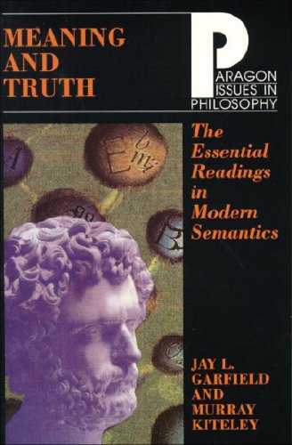 Meaning and truth Cover