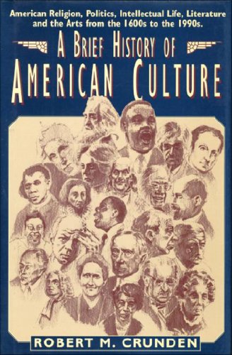 A brief history of American culture Cover