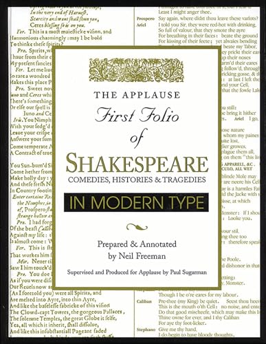 The Applause first folio of Shakespeare in modern type Cover