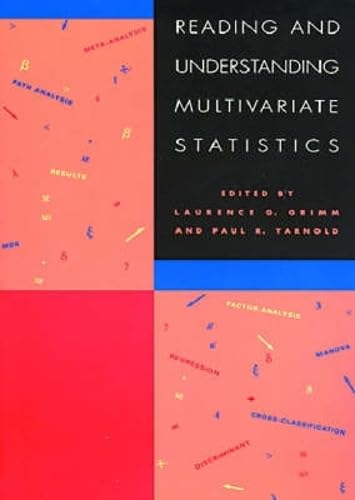 Reading and understanding multivariate statistics Cover